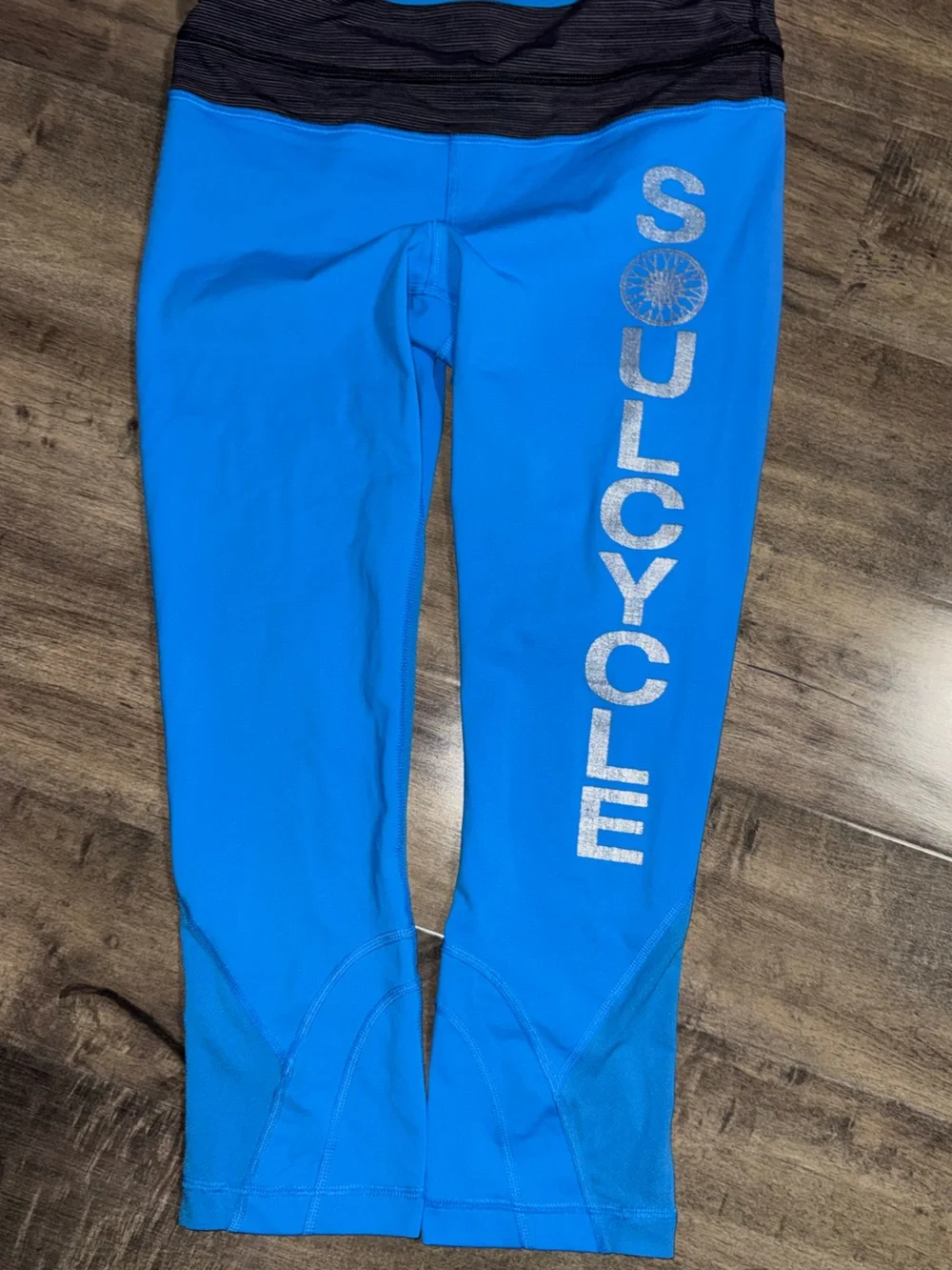 Lululemon x SoulCycle Cobalt Wunder Under Crop 6